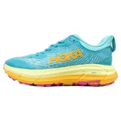 Hoka One One Mafate Speed 4 Low "Sea Blue/Sand Yellow"