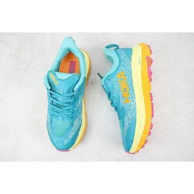 Hoka One One Mafate Speed 4 Low "Sea Blue/Sand Yellow" фото № 6