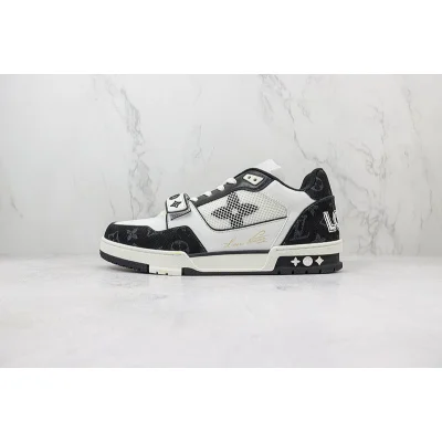 Louis Vuitton LV Trainer 2021 Low "White Signature/Black Monogram" фото № 2