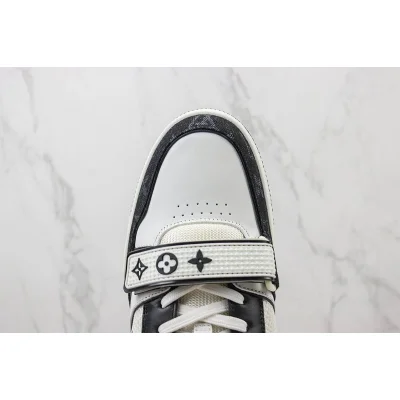 Louis Vuitton LV Trainer 2021 Low "White Signature/Black Monogram" фото № 3