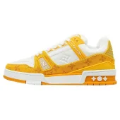 Louis Vuitton LV Trainer 2021 Low "Monogram Yellow/White"