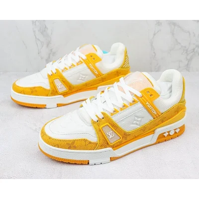 Louis Vuitton LV Trainer 2021 Low "Monogram Yellow/White" фото № 5