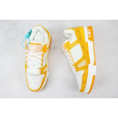 Louis Vuitton LV Trainer 2021 Low "Monogram Yellow/White" фото № 6