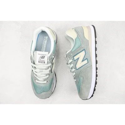 New Balance 574 "Grey/Haze Blue/Cream" фото № 6