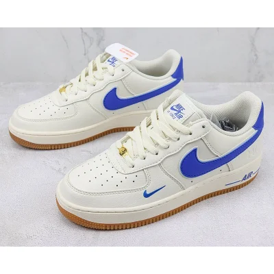 Nike Air Force 1 Low 40th Anniversary "Off White/Sapphire Blue" фото № 5