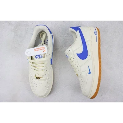 Nike Air Force 1 Low 40th Anniversary "Off White/Sapphire Blue" фото № 7