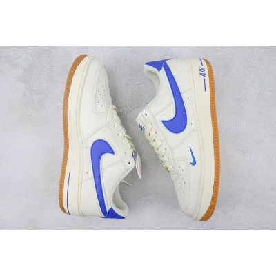 Nike Air Force 1 Low 40th Anniversary "Off White/Sapphire Blue" фото № 6
