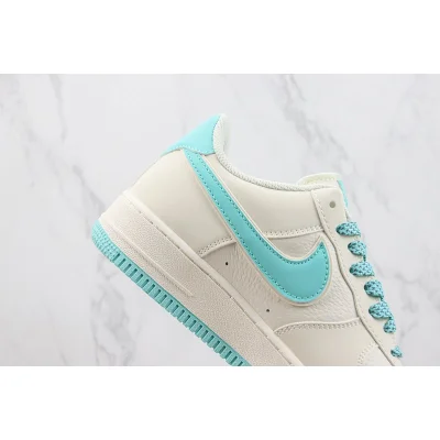 Nike Air Force 1 Low "Off White/Cyan Blue" фото № 3