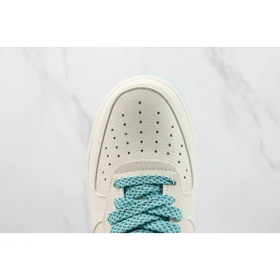 Nike Air Force 1 Low "Off White/Cyan Blue" фото № 4