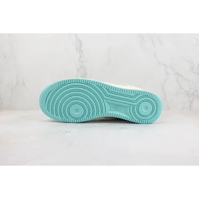 Nike Air Force 1 Low "Off White/Cyan Blue" фото № 8