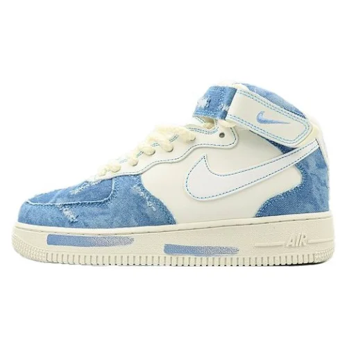 Nike Air Force 1 Mid "Denim Hole Silk"