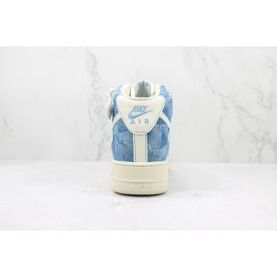 Nike Air Force 1 Mid "Denim Hole Silk" фото № 9