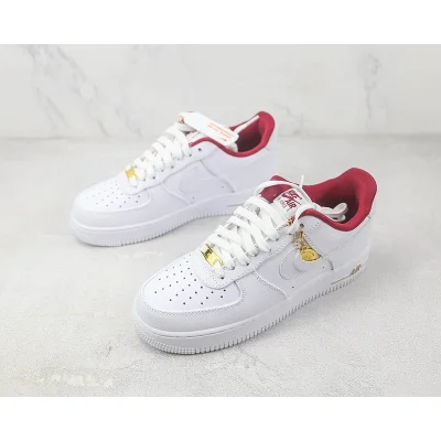 Nike Air Force 1 Low "Just Do It/White/Red" фото № 5