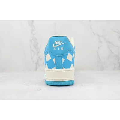 Nike Air Force 1 Low "Blue Checkers/Ivory" фото № 9