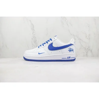 Stussy x Nike Air Force 1 Low "Medium Blue" фото № 2