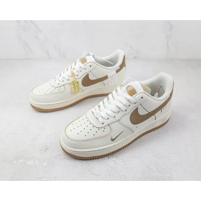 Nike Air Force 1 Low "Mocha Brown/Cream White" фото № 5