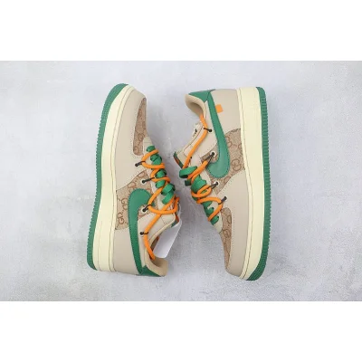 Gucci x Air Force 1 Low "Brown/Green/Orange" фото № 6