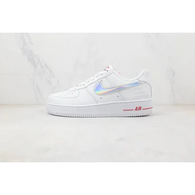 TED x Portland x Nike Air Force 1 07 Low "White Multi-Color Swoosh" фото № 2
