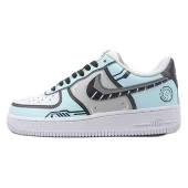 Nike Air Force 1 07 Low "Blue/Black Graffiti/Grey"