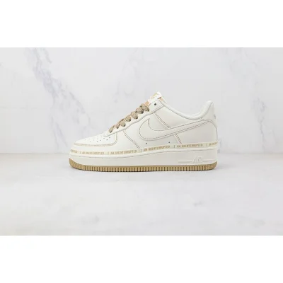 Uninterrupted x Nike Air Force 1 "MORE THAN/Khaki Signature Graffiti" фото № 2
