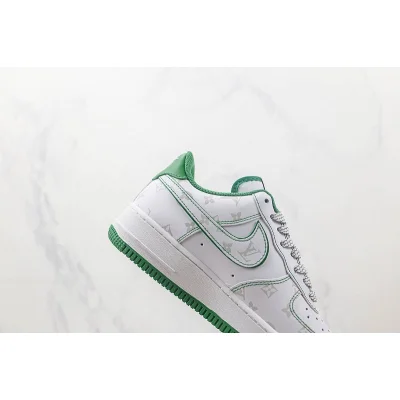 Louis Vuitton x Nike Air Force 1 Low "Green/White/Grey" фото № 3