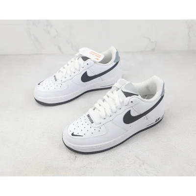 Nike Air Force 1 Low "White/Black/Mini Swoosh" фото № 5