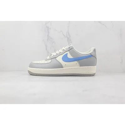 Nike Air Force 1 Low "Light Grey/Blue/White" фото № 2