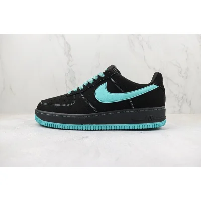 Tiffany & Co. x Nike Air Force 1 Low "Black/Tiffany Blue Swoosh" фото № 2