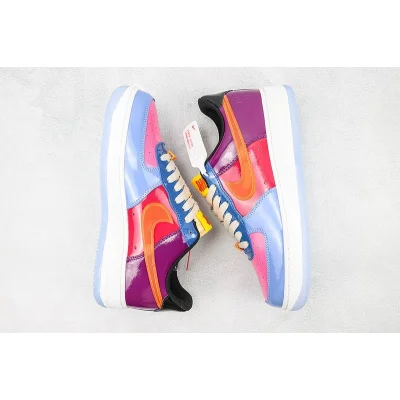 Undefeated x Air Force 1 Low "Varnished Blue/Red/Purple" фото № 7