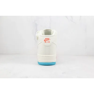 Nike Air Force 1 Mid "Beige/Orange/Blue" фото № 9