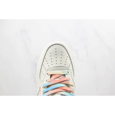 Nike Air Force 1 Mid "Beige/Orange/Blue" фото № 3