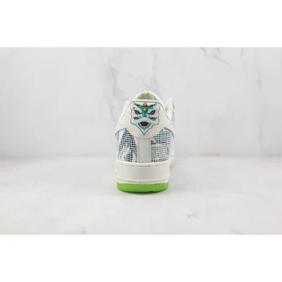 Nike Air Force 1 Low "White/Blue/Green" фото № 9