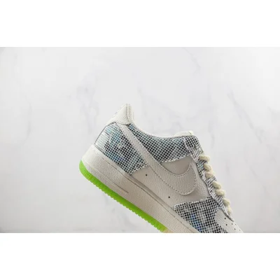 Nike Air Force 1 Low "White/Blue/Green" фото № 3