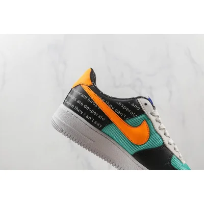 Nike Air Force 1 Low "Ignorant Black/Blue/White" фото № 3