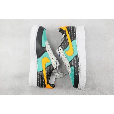 Nike Air Force 1 Low "Ignorant Black/Blue/White" фото № 7