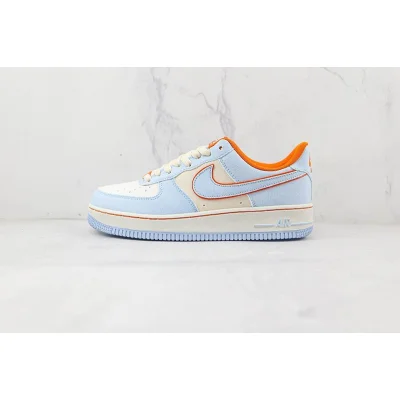 Nike Air Force 1 Low "Orange/Light Blue/White" фото № 2 Nike Air Force 1 Low "Orange/Light Blue/White" фото № 2