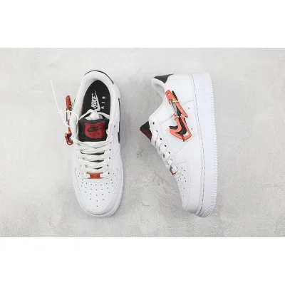 Nike Air Force 1 Low "Carabiner/Red Swoosh" фото № 6