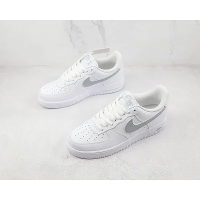 Nike Air Force 1 Low "Summit White/Light Wolf Grey" фото № 5
