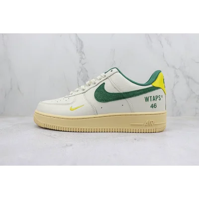 Off-White x Nike Air Force 1 Low "Light Grey/Green/Yellow" фото № 2