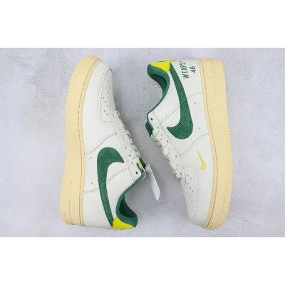 Off-White x Nike Air Force 1 Low "Light Grey/Green/Yellow" фото № 6