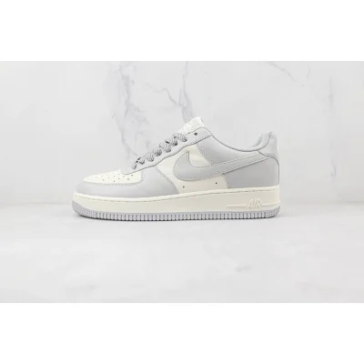 Nike Air Force 1 Low "White/Silver Grey" фото № 2