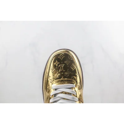 Louis Vuitton x Nike Air Force 1 Low "Gold/Monogram" фото № 4