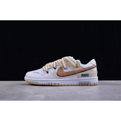 Panda Prank x Nike Dunk Low "White/Yellow/Brown" фото № 5