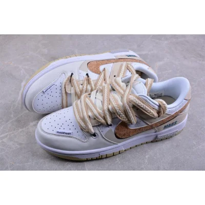 Panda Prank x Nike Dunk Low "White/Yellow/Brown" фото № 3