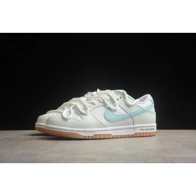 Nike Dunk Low Rope Laces "Light Green/Blue/Brown" фото № 6