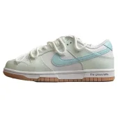 Nike Dunk Low Rope Laces "Light Green/Blue/Brown"