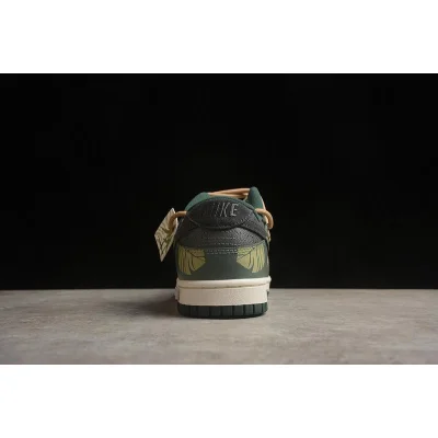 PandaPrank x Nike Dunk Low "Green Camo" фото № 2
