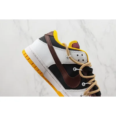 Nike SB Dunk Low "White/Black/Yellow" фото № 4