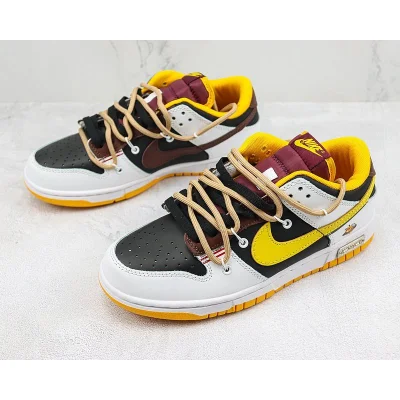 Nike SB Dunk Low "White/Black/Yellow" фото № 5