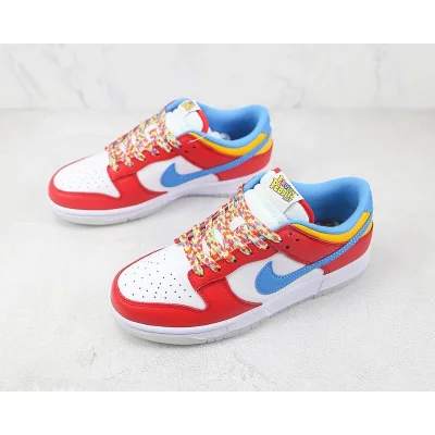 LeBron James x Fruity Pebbles x Nike Dunk Low "Red/Blue/White/Yellow" фото № 5 LeBron James x Fruity Pebbles x Nike Dunk Low "Red/Blue/White/Yellow" фото № 5
